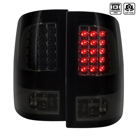 Spec-D Tuning 09-Up Dodge Ram LED Tail Lights LT-RAM09BBLED-TM